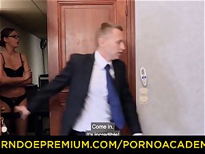porno ACADEMIE - fabulous professor dp and naughty ass fucking drill