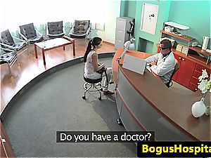 wild patient takes her doctor's large man sausage deep inwards her